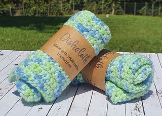 Green/Blue Dishcloth