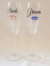 Bride/Groom Champagne Flutes