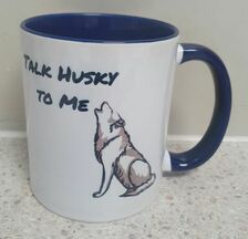 Talk Huskey To Me Coffee Mug