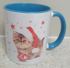 Xmas Cat Coffee Mug