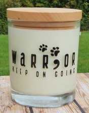 Warrior Keep On Going Candle for Mental Health