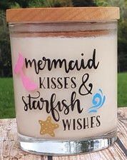 Mermaid Kisses Starfish Wishes Candle