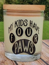 My Kids Have Four Paws Candle