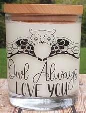 Owl Always Love You Candle