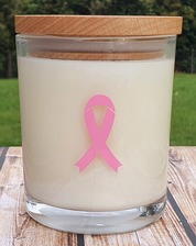 Pink Ribbon Soy Candle