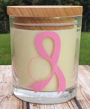 Pink Ribbon Soy Candle