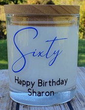 Personalised Message Candle