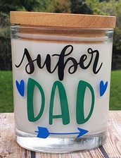 Super Dad Candle