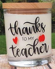 Thanks To My Teacher Candle