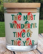 The Most Wonderful Time Of The Year Candle