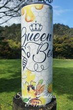 Queen Bee Skinny Tumbler