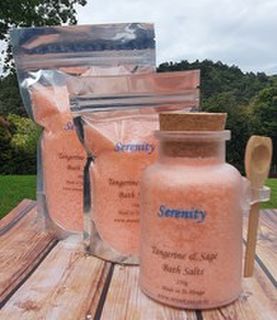 Tangerine & Sage Bath Salts