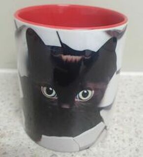 Black Cat Coffee Mug