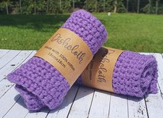 Purple Dishcloth