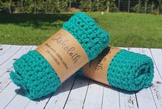 Dark Green Dishcloth